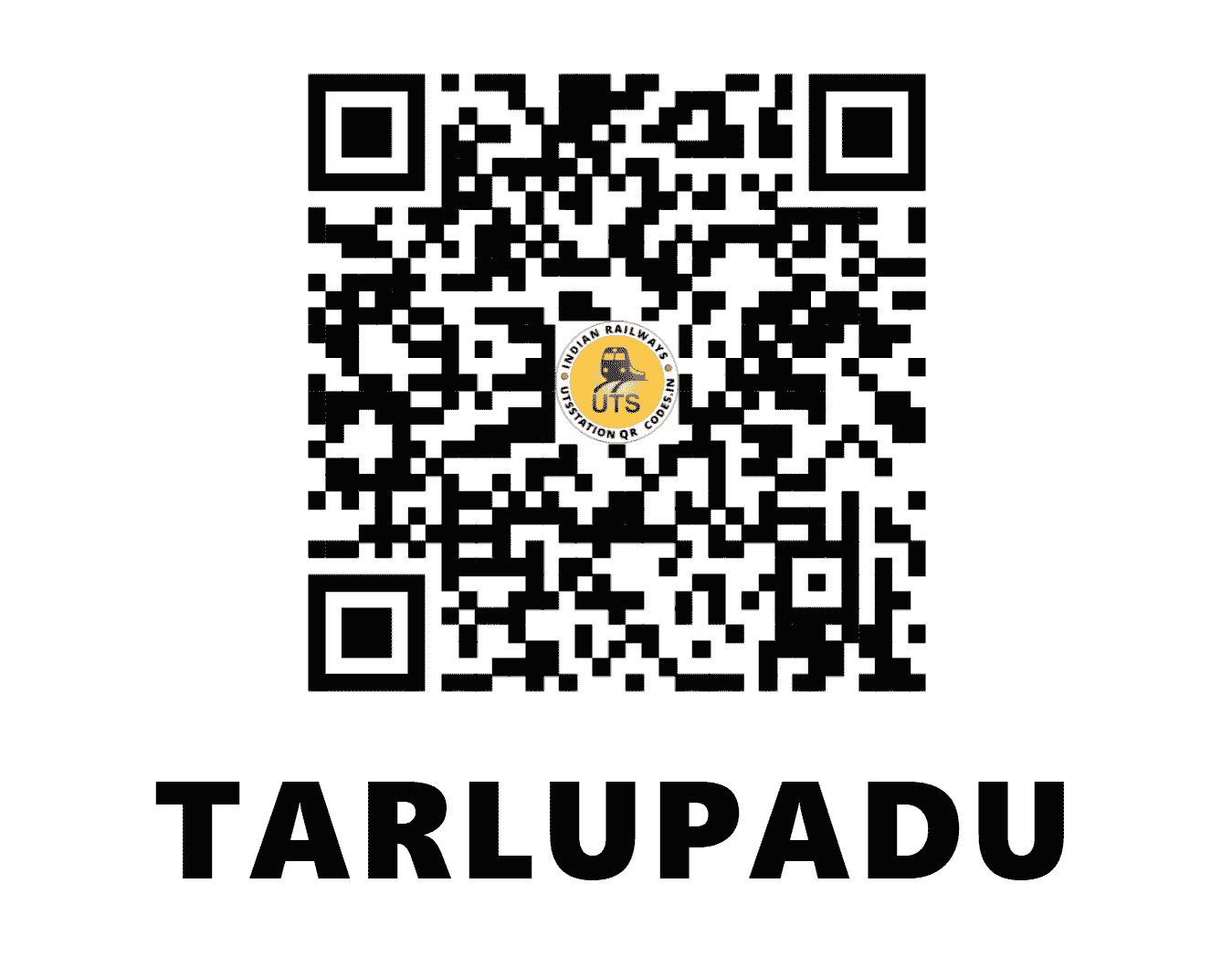 UTS QR Code for TARLUPADU - TLU (SC - ANDHRA PRADESH)